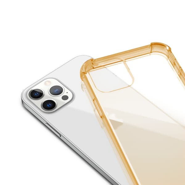 Shockproof Skal för iPhone 12/12 Pro Hög kvalité - Guld Svart