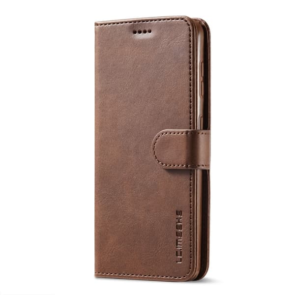 Samsung Galaxy S21 LC.IMEEKE Cover - Brown