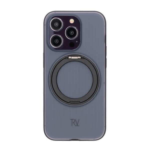iPhone 14 Pro Rvelon Case Rotating Magnet Stand - Black