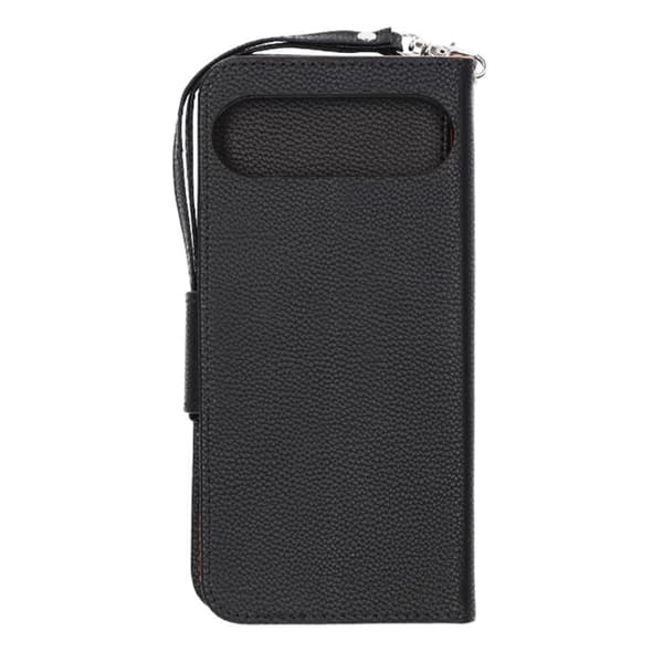 Wallet Case with Stand for Google Pixel 9 - Black and Brown