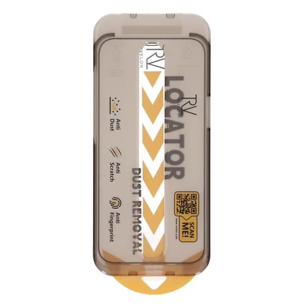 Rvelon Skärmskydd 2.5D Härdat Glas för iPhone 12 och 12 Pro - 1-pack till Monteringsram