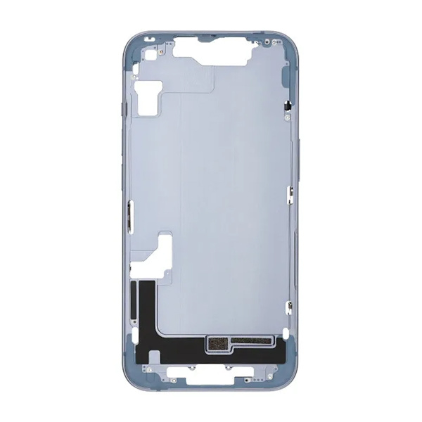 iPhone 14 Back Cover Middle Frame OEM Blue With Small Parts