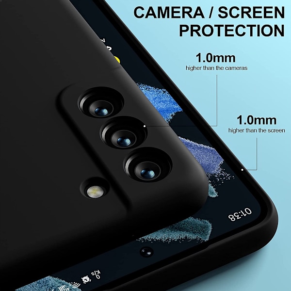 Samsung Galaxy S21 FE Silikonskal - Svart