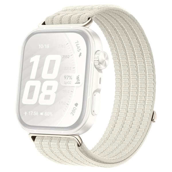 Huawei Watch Fit 5/5 Pro/4/4 Pro/3 Nylon Watch Strap - White