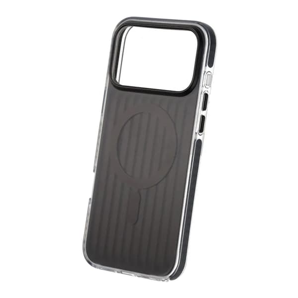 Corrugated Magsafe Mobile Case for iPhone 17 Pro Max - Black