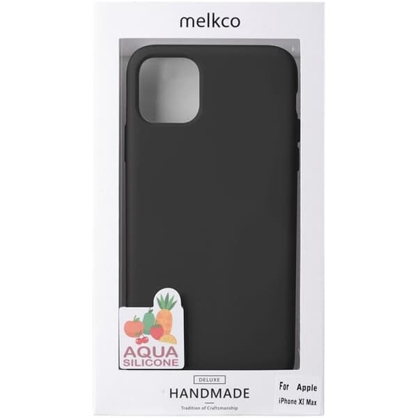 Melkco Aqua Silicone Cover för iPhone 11 Pro Max - Svart Svart
