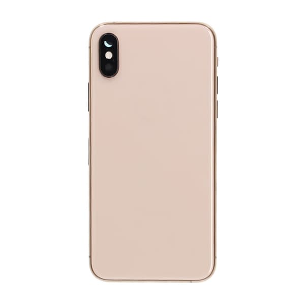 iPhone XS Back Cover with Full Frame Premium - Gold
