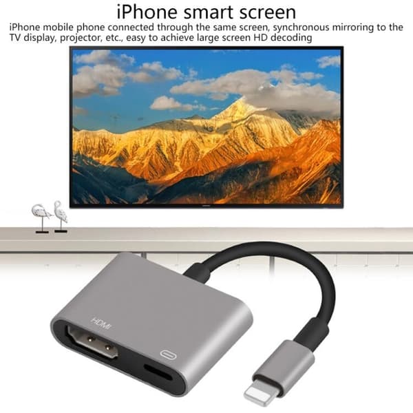 HDMI till Lightning Adapter - Svart Svart