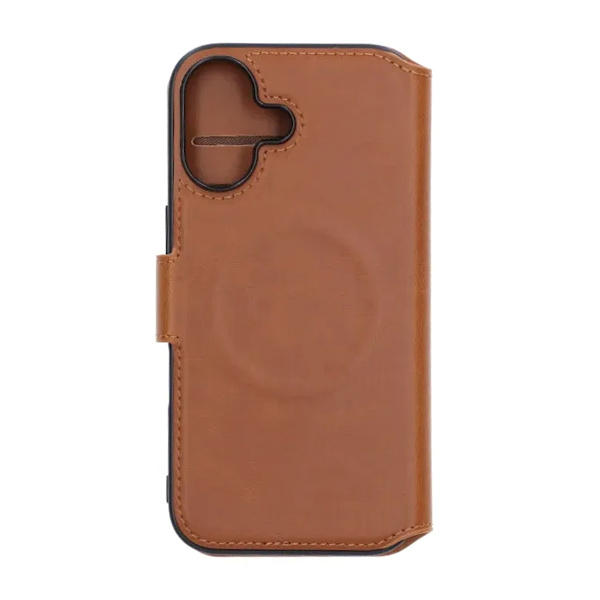 Rvelon Wallet Case for iPhone 17 - Brown