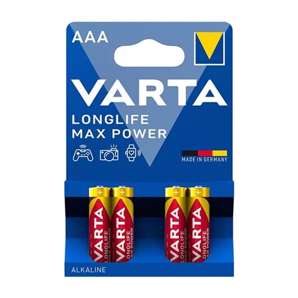 Varta Longlife Batterier 4-pack Max Power AAA 1.5 V