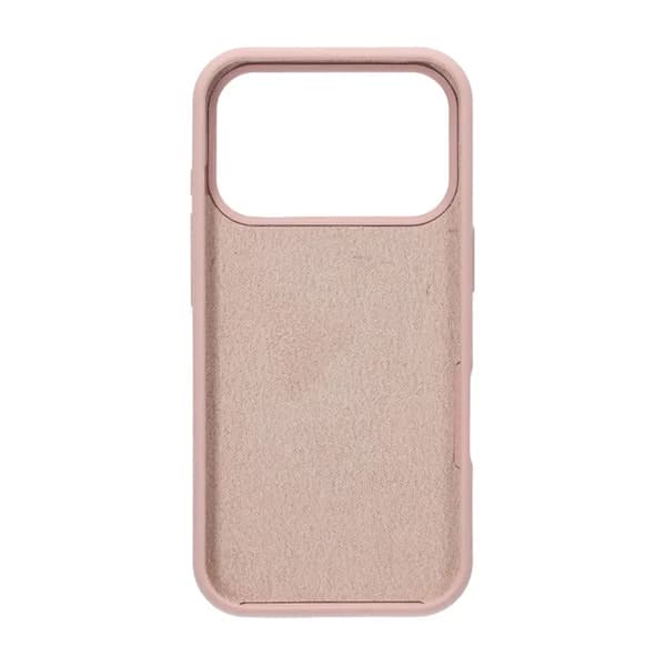 Soft Silicone Mobile Case for iPhone 17 Pro - Sand Pink