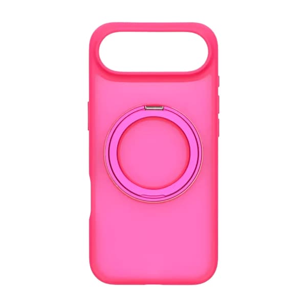 Mobile Case Rotating Magnet Stand for iPhone 17 Air - Red