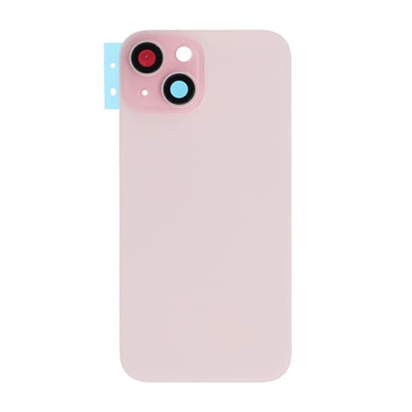 iPhone 15 Plus Baksida Glas med Magsafe Magnet - Rosa