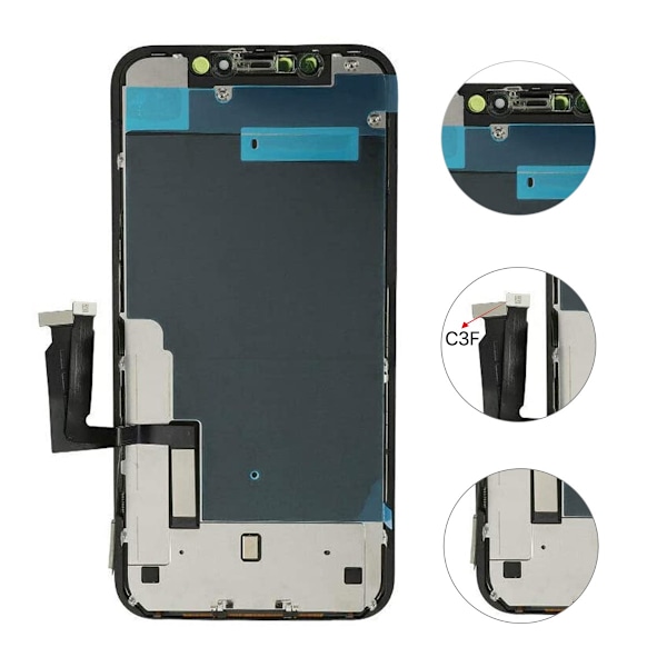 iPhone XR LCD Skärm (C3F Modell)