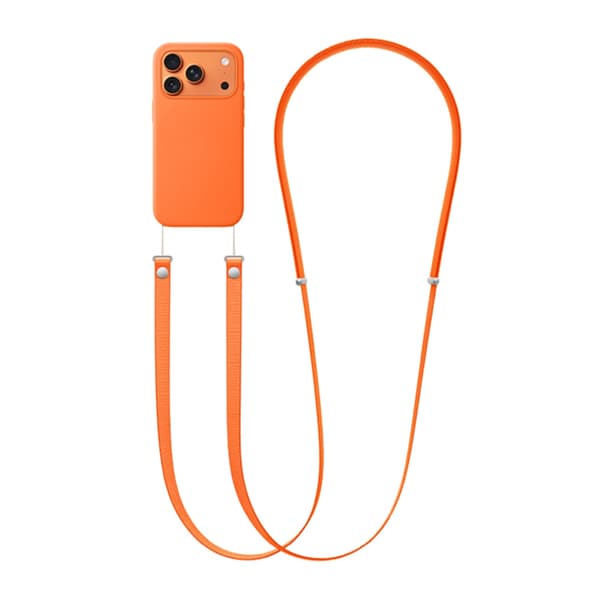 Crossbody Strap for iPhone mobile phone case - Orange