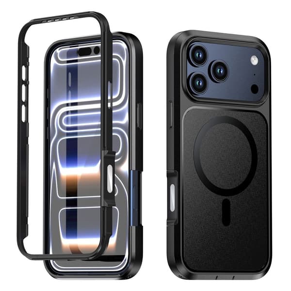 iPhone 18 Pro/17 Pro MagSafe Case Shockproof - Black