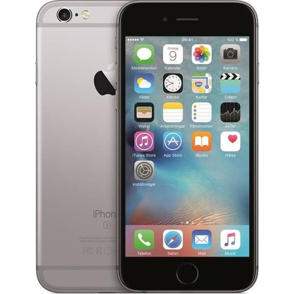 iPhone 6s Plus 64GB - 1 År Garanti Begagnad i Nyskick Svart