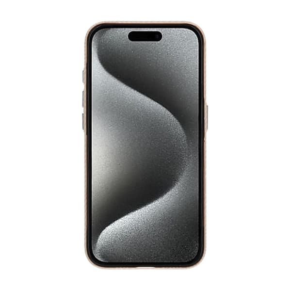 iPhone 15 Pro Carbon Patterned Phone Case - Gold