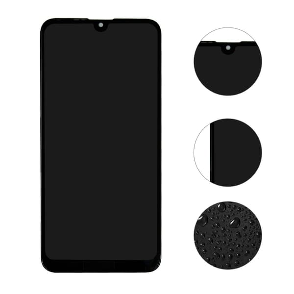 Huawei Y7 2019 Skærm / Skærm OEM - Sort