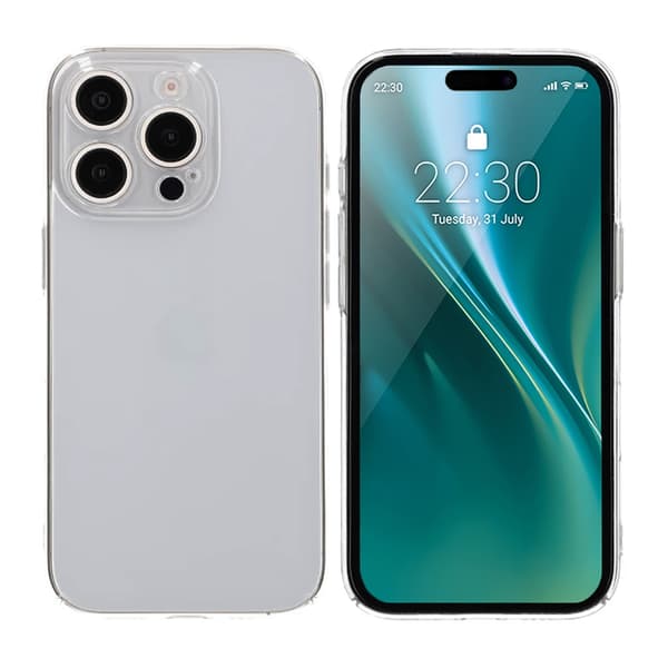 iPhone 16 Pro Mobile Case Ultrathin TPU - White