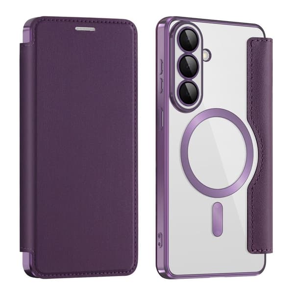Samsung Galaxy S26 Plus Wallet Cover RFID Blocking - Dark Purple