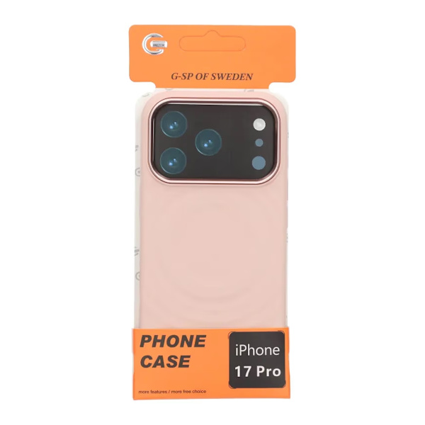 Mobilskal Silikon med Magsafe för iPhone 17 Pro - Rosa