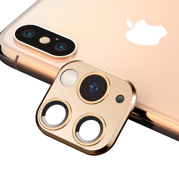 iPhone 11 Pro Max Look-alike Kameralins för iPhone XS Max - Guld Svart