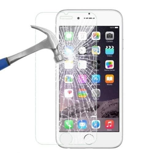AMORUS for iPhone 7/8/SE 2 härdat skärmskydd 2.5D Arc Edge Svart