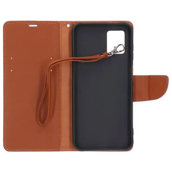 Wallet case with stand for Samsung Xcover 7 Pro - Brown