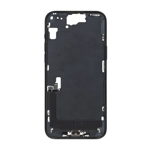 Mittenram med smådelar för iPhone 15 Plus - Svart OEM