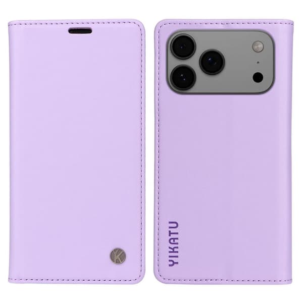 YIKATU iPhone 18 Pro Max/17 Pro Max Wallet Cover - Purple