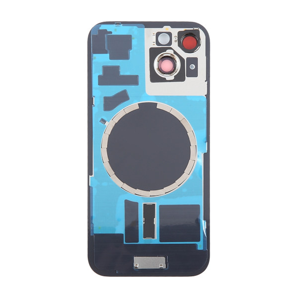 iPhone 15 Back Glass with Magnet and Camera Lens - White