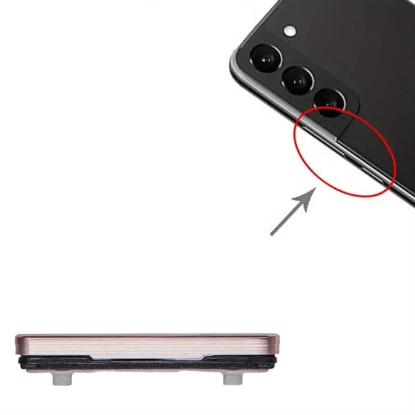 Samsung Galaxy S22/S22 Plus Volume Button Pink Gold