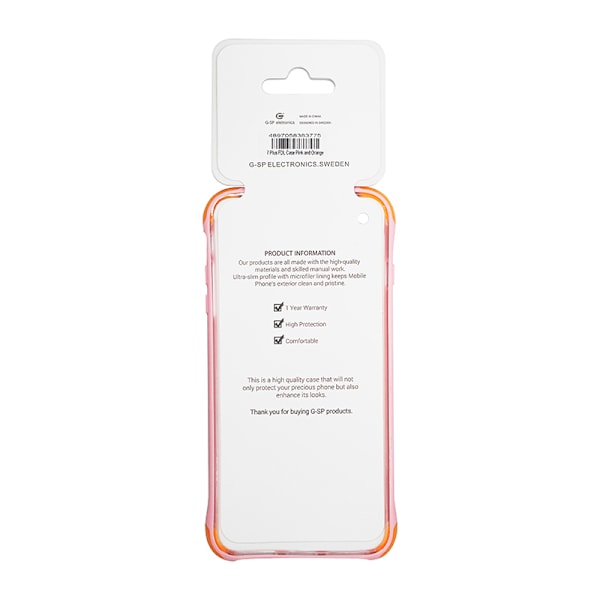 Fitted Case For iPhone 7 Plus/9 Plus Pink and Orange