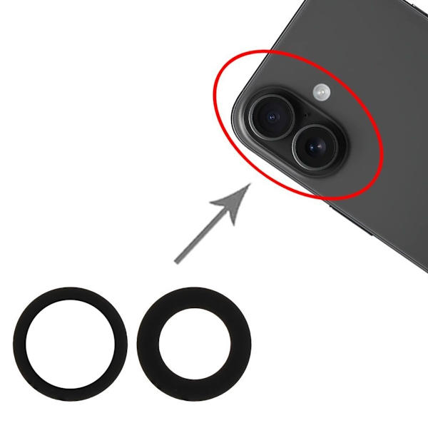 iPhone 16 and 16 Plus Camera Glass with Tape