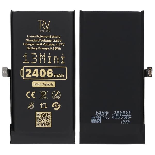 RV Battery iPhone 13 Mini 2406mAh Premium