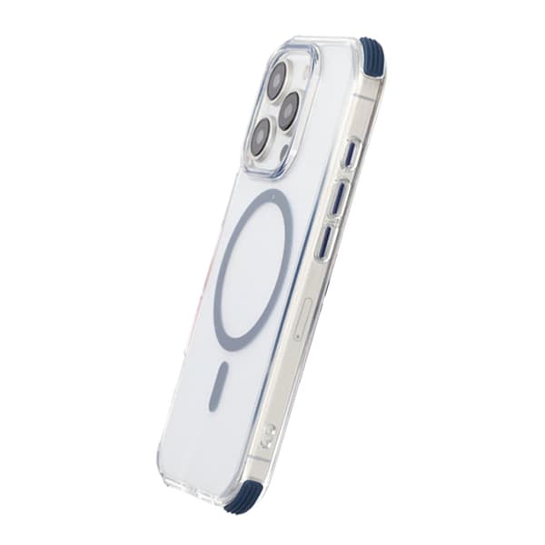 iPhone 16 Pro Max Rvelon Mobile Case Magnet with Edge Protection - Blue