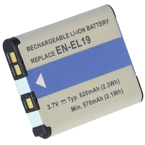 Battery for EN-EL19 replacement battery