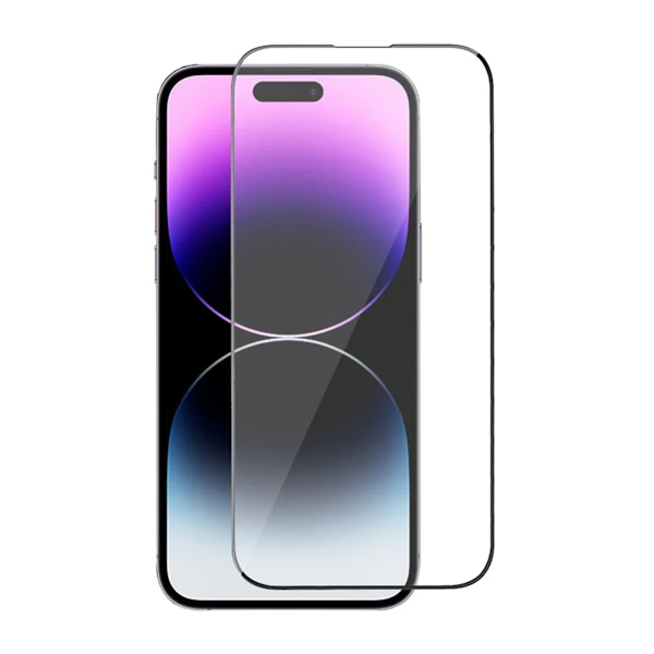 Rvelon iPhone 14 Pro Max Screen Protector - Tempered Glass Aluminum 2.5Dbulk