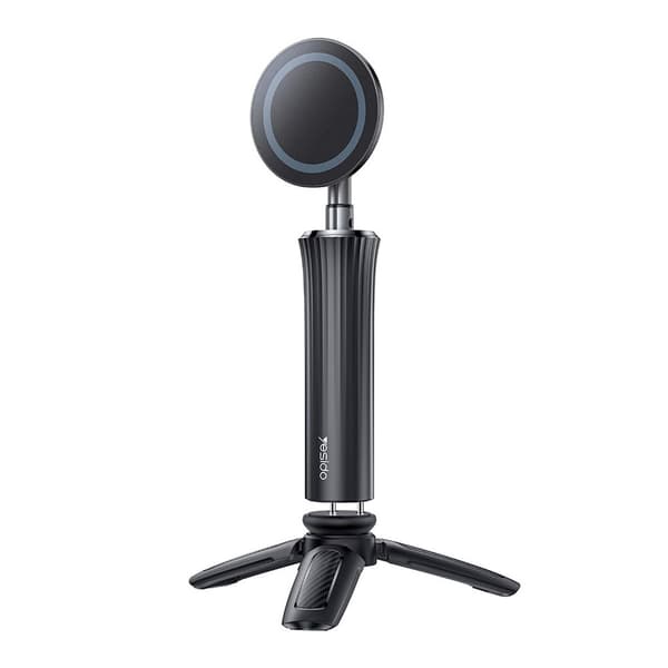 Yesido C233 Telescopic Tripod with Magnetic Mobile Holder – Black