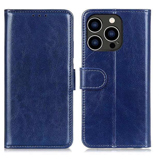 Crazy horse iPhone 16 Pro Cover - Blue