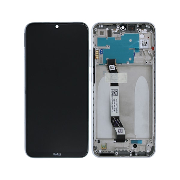 Xiaomi Redmi Note 8 Skärm/Display + Ram - Vit
