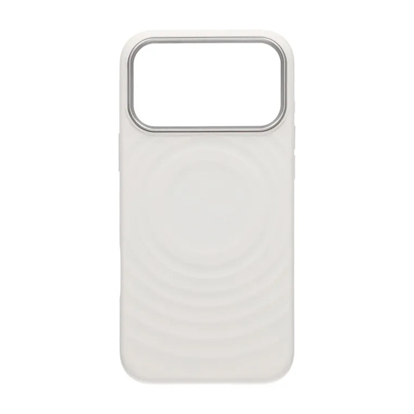 Mobile Case Silicone with Magsafe for iPhone 17 Pro Max - White