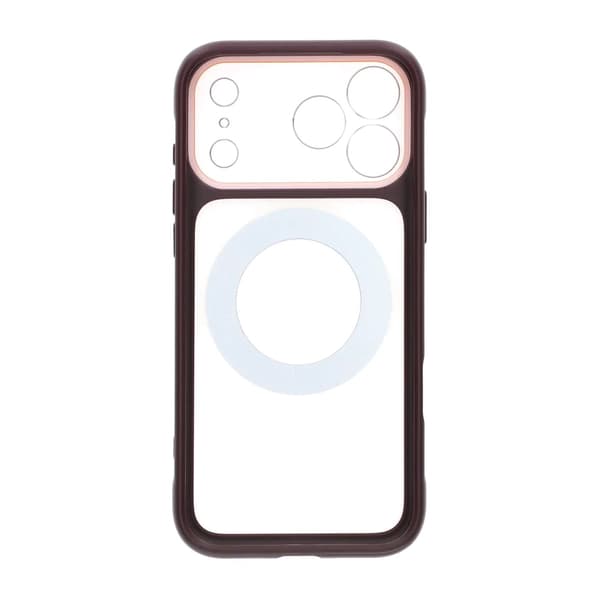 Skal med Roterbart MagSafe-Stativ för iPhone 17 Pro Max/18 Pro Max - Vindröd