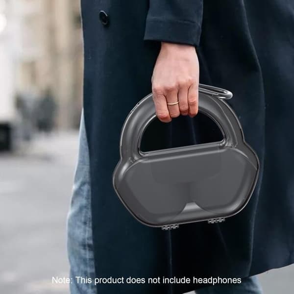 Jelly Väska för AirPods Max med Karbinhake Svart