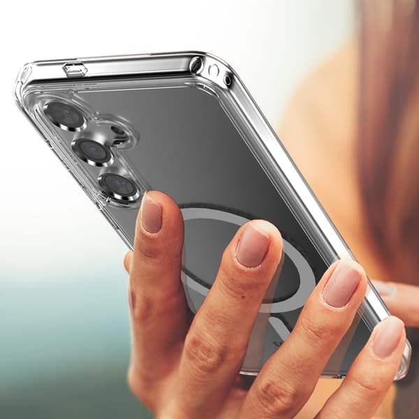 Samsung Galaxy S24 Plus Hybrid Mobile Case with Magsafe - Transparent