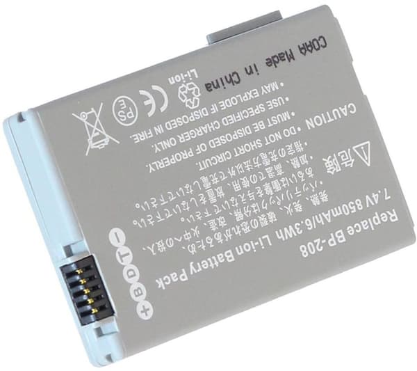 Battery for BP-208 replacement battery