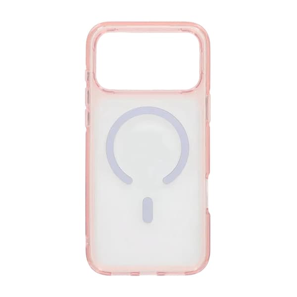 Mobile Case TPU Magsafe for iPhone 17 Pro Max - Pink Transparent