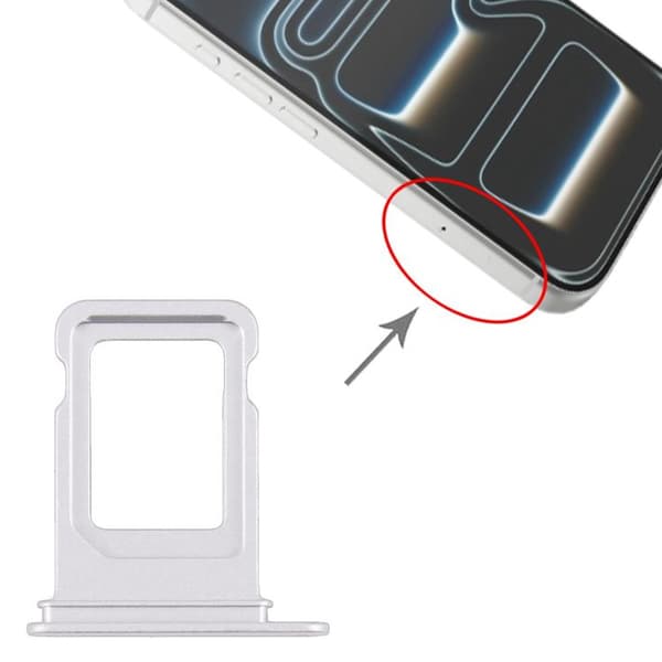 SIM card holder for iPhone 17 Pro - Silver