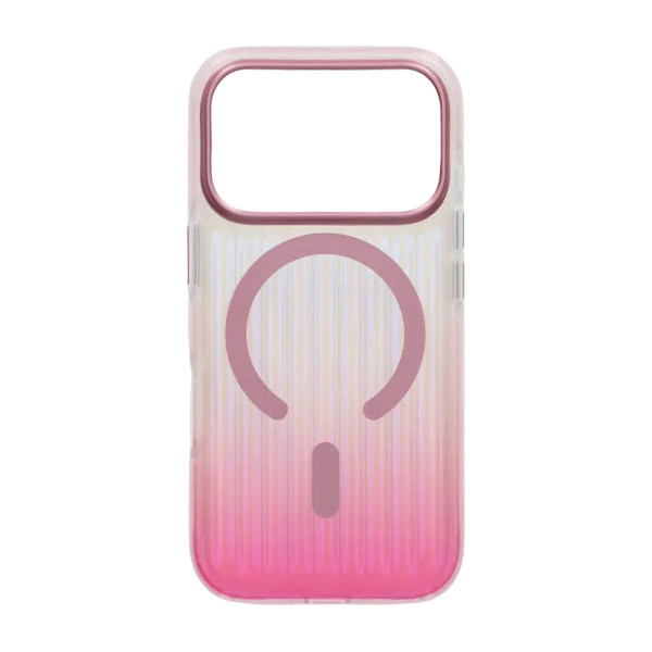 Mobilskal Korrugerad MagSafe för iPhone 17 Pro - Rosa